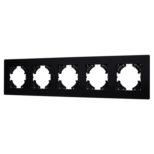 Рамка пластиковая FRM-PERIO-PL-5-BK Arlight 049763
