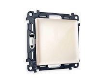 Комплект механизма 1-кл проходного выключателя AMBRELLA VOLT ALFA Бежевый глянец QUANT (AP3010, VM105) MA301020