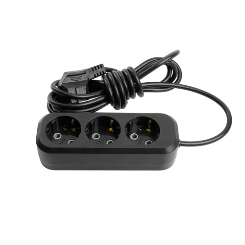 Удлинитель 3-местный с/з Stekker, HM01-30-05, 5м, 3x0,75, серия Home (У10-002), черный фото 4