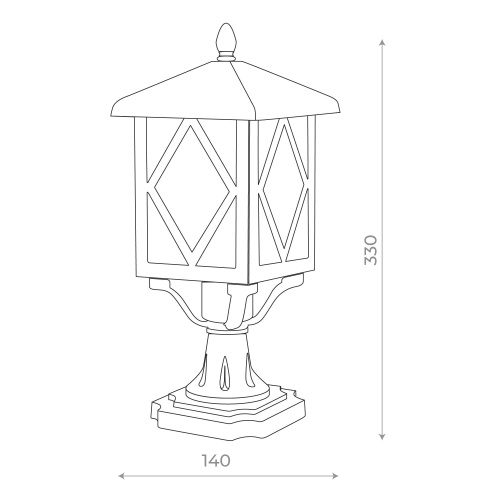 SL084.403.01 Светильник уличный подвесной ST-Luce Черный/Черный, Прозрачный E27 1*60W LORNE фото 8