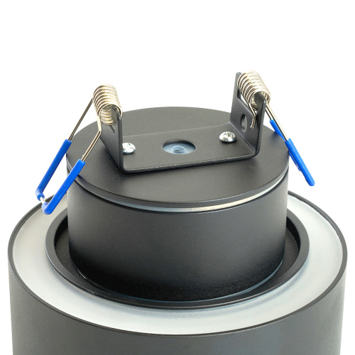Светильник потолочный Feron HL367 Barrel AURA 12W, 230V, GX53, чёрный IP44 фото 10