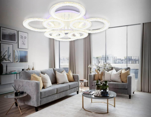 Потолочная светодиодная люстра Ambrella light Acrylica Original FA8854 фото 2