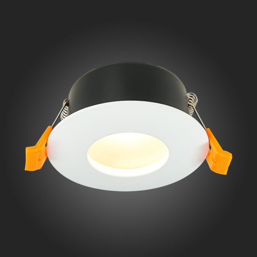 ST213.508.01 Св-к встр. Белый GU10 1*50W  IP44 D84xH50 220V Без ламп Встраиваемые светильники фото 3