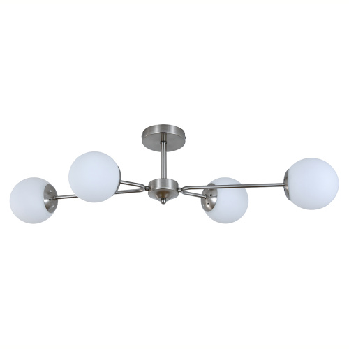 Светильник на штанге 150008/4R E27*60W Satin nickel фото 2