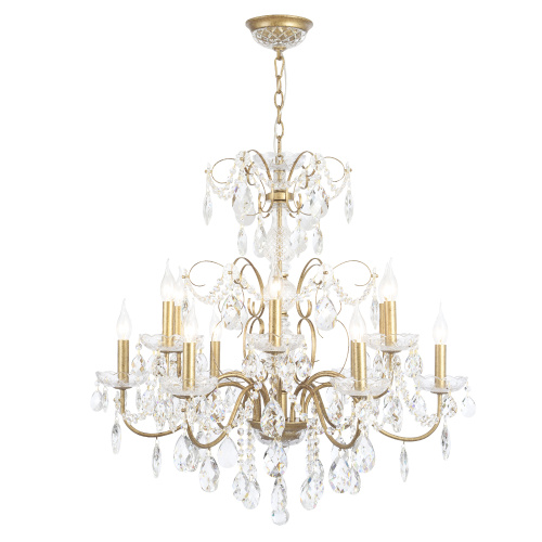 Люстра Crystal Lux ODELIS SP12 GOLD фото 4