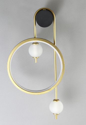 Бра Crystal Lux RODRIGO AP20W LED BLACK/GOLD фото 2