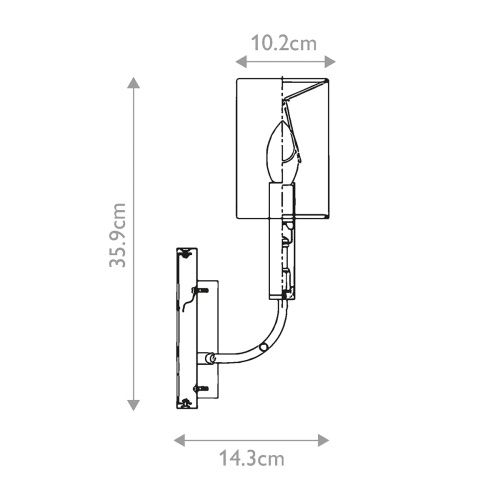 Бра Feiss, Арт. FE-BRIANNA1-BB фото 7