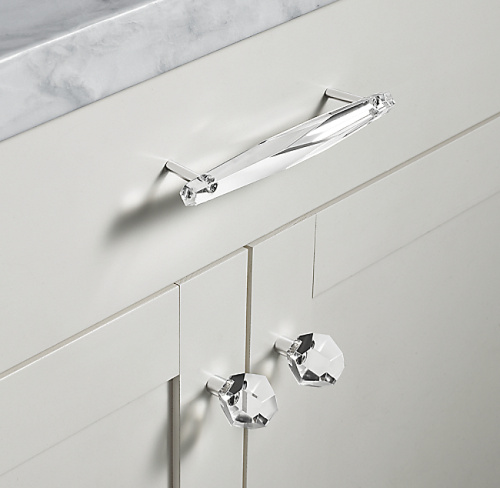 Ручка-кнопка Camden Crystal d.3.2 Polished Chrome фото 2