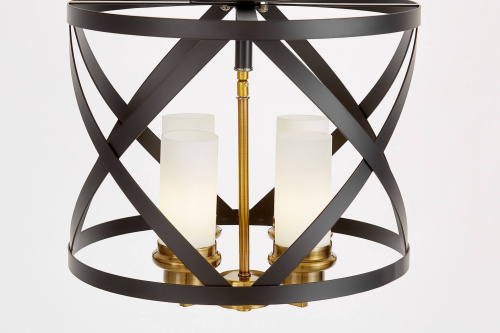 Подвесной светильник Lumina Deco Astila LDP 1242-4 BK+MD фото 4