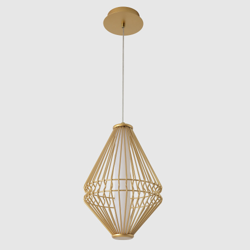 Светильник подвесной Crystal Lux CUADRA SP18W LED GOLD фото 6