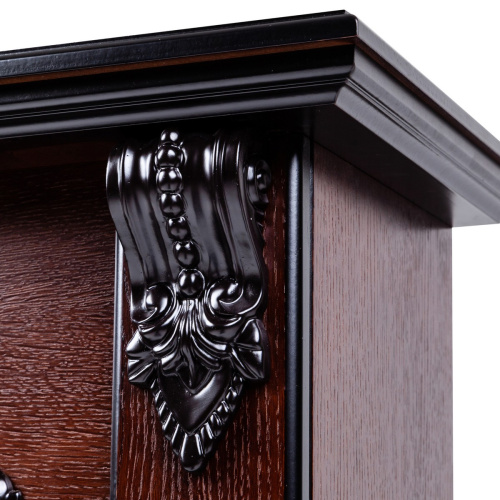 Электрокамин RealFlame Anita Corner AO античный дуб с очагом Majestic Lux Brass фото 4