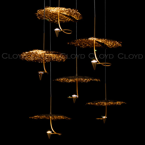 Подвесной светильник Cloyd KIRIBATI P1 / Ø25 см - латунь (арт.11375) фото 3