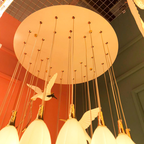 Люстра Cloyd ARGANA C30 / Ø60 см - керамика - E14 - белый (арт.11236) фото 3