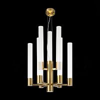 SL1229.303.09 Люстра подвесная ST-Luce Латунь/Прозрачный GU10 9*5W TERNI