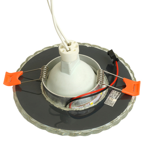 Светильник встраиваемый с белой LED подсветкой Feron CD938 потолочный MR16 G5.3 прозрачный фото 3