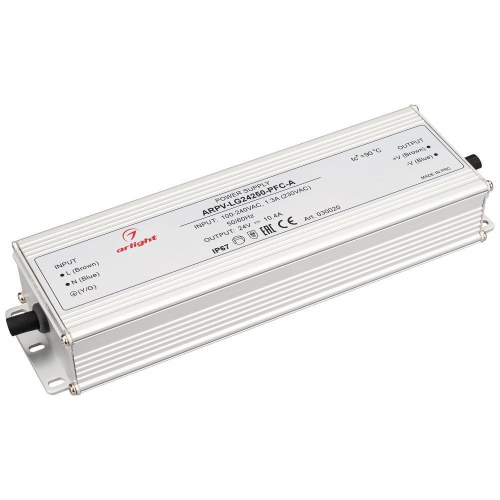 Блок питания Arlight ARPV-LG24250-PFC-A 24V 250W IP67 10,4A 030020 Блок питания Arlight ARPV-LG24250-PFC-A 24V 250W IP67 10,4A 030020