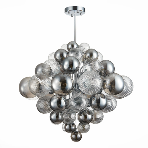 SL1124.103.29 Люстра подвесная ST-Luce Хром/Дымчатый, Прозрачный G9 29*5W 4000K VINETTO фото 7