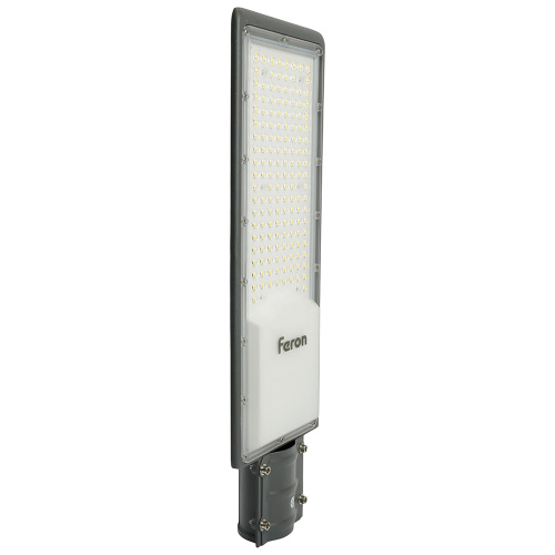 Светодиодный уличный консольный светильник Feron SP3035 120W 6400K 230V, серый фото 3