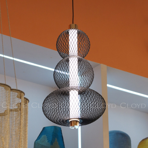 Подвесной светильник Cloyd SUPERNOVA-B P1 / выс. 40 см - черный/золото (арт.11485) фото 3