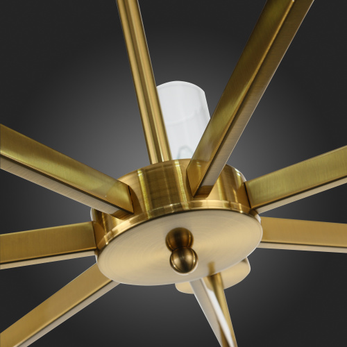 SL1159.303.07 Люстра подвесная ST-Luce Латунь/Латунь, Прозрачный E14 7*60W ACAZIO фото 7