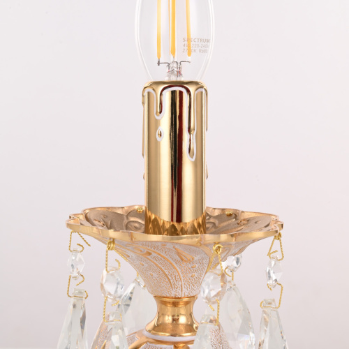 Настольная лампа AL77500L/1-23 GW Bohemia Ivele Crystal (Богемия Ивеле Кристалл) фото 7