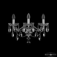 Бра хрустальные 1415B/3/200/XL Ni Bohemia Ivele Crystal (Богемия Ивеле Кристалл)