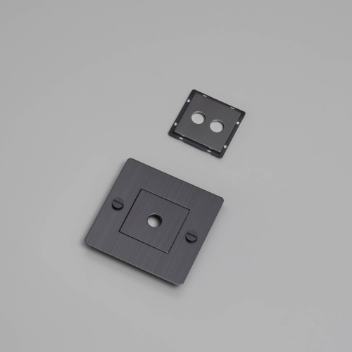 Рамка 1G Horizontal with Infills Smoked Bronze