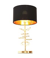 Настольная лампа Lumina Deco Milari LDT 5530 F.GD+BK