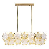 SL6240.203.08 Светильник подвесной ST-Luce золотистый/Прозрачный, янтарный E14 8*60W TENDER