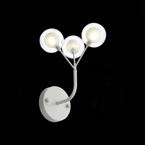 SL376.501.03 Бра ST-Luce Белый/Белый,Прозрачный G4 LED 3*2W DEMELE фото 5