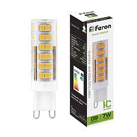 Лампа светодиодная Feron LB-433 G9 7W 175-265V 4000K