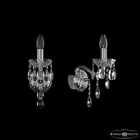 Бра хрустальные 1415B/1/141 Ni Bohemia Ivele Crystal (Богемия Ивеле Кристалл)