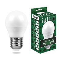 Лампа светодиодная SAFFIT SBG4509 Шарик E27 9W 230V 2700K