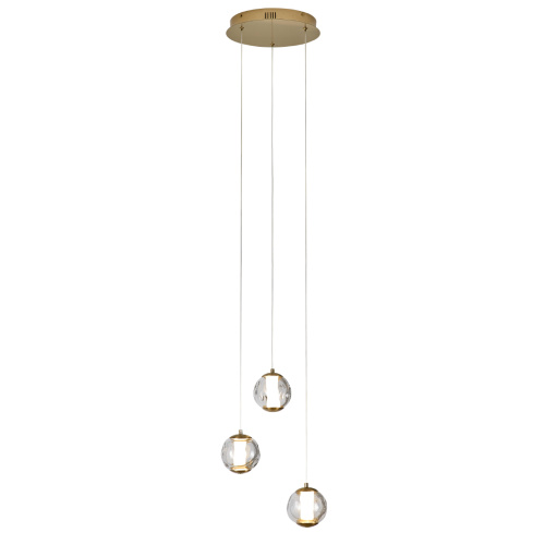 Подвесной светильник OD2437-3 gold/clear фото 2