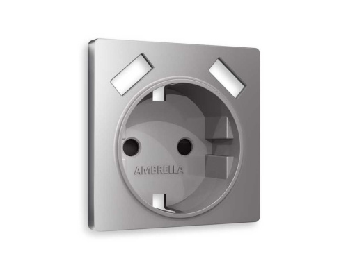 Лицевая панель розетки AMBRELLA VOLT AP5090