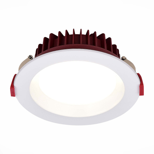 ST752.538.18 Св-к встр. Белый LED 1*18W 3000K 1 440Lm Ra80 100° IP44 D140xH52 100-240VV Встраиваемые светильники фото 4
