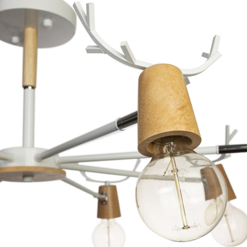 10024/8 White Люстра на штанге LOFT IT Sven фото 4 10024/8 White Люстра на штанге LOFT IT Sven фото 4