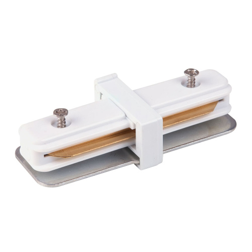 Коннектор прямой для однофазного шинопровода белый TRC-1-1-I-WH фото 4