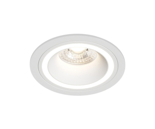 DK2060-WH Встраиваемый светильникIP 20, до 15 Вт, GU10, LED, белый, алюминий
