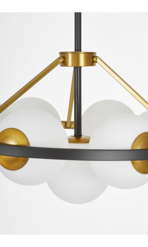 Подвесной светильник Lumina Deco Donzano LDP 8034-7 BK+WT фото 5 Подвесной светильник Lumina Deco Donzano LDP 8034-7 BK+WT фото 5