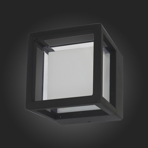 SL9504.401.01 Светильник уличный настенный ST-Luce Черный/Белый LED 1*5W 4000K ALCENO фото 4