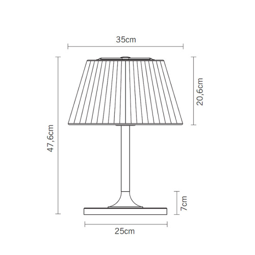 Настольная лампа D87B0315 фото 3