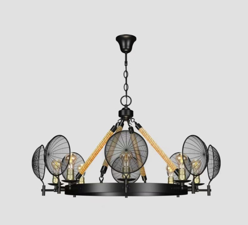 Люстра подвесная Alfa Light F3524-04 Black E27*8 Люстра подвесная Alfa Light F3524-04 Black E27*8