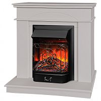 Электрокамин RealFlame Stella Theodor BG латте с очагом Majestic Lux Black RC