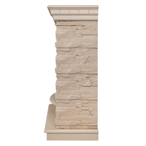 Каминокомплект ELFORD/РАЛЬФ Белый дуб с очагом Электроочаг FIREFIELD 25 фото 6