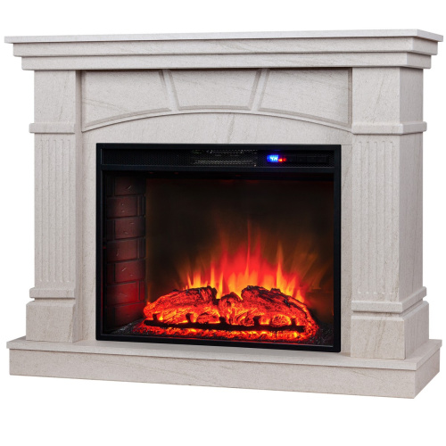 Каминокомплект HISTORY/СИДНЕЙ Натуральный камень с очагом Электроочаг SPARTA 25.5 фото 2