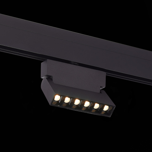 ST362.436.06 Магнитный трековый светильник Черный LED 1*6W 3000K 532Lm Ra>80 36° IP20 L120xW22xH134 SKYLINE 48