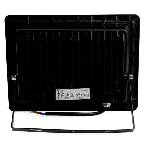 Светодиодный прожектор SAFFIT SFL90-100 IP65 100W 4000K черный фото 4