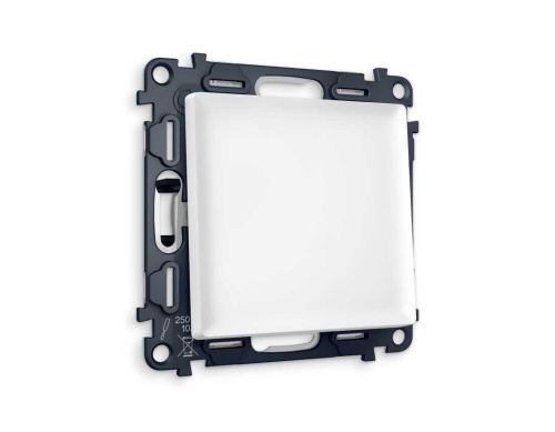 Комплект механизма 1-кл выключателя AMBRELLA VOLT ALFA Белый матовый QUANT (AP1210, VM101) MA121010