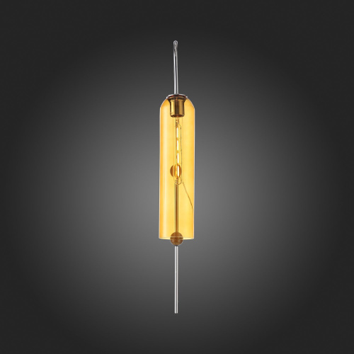 SL1145.191.01 Светильник настенный ST-Luce Хром/Янтарный E27 1*60W CALLANA фото 2